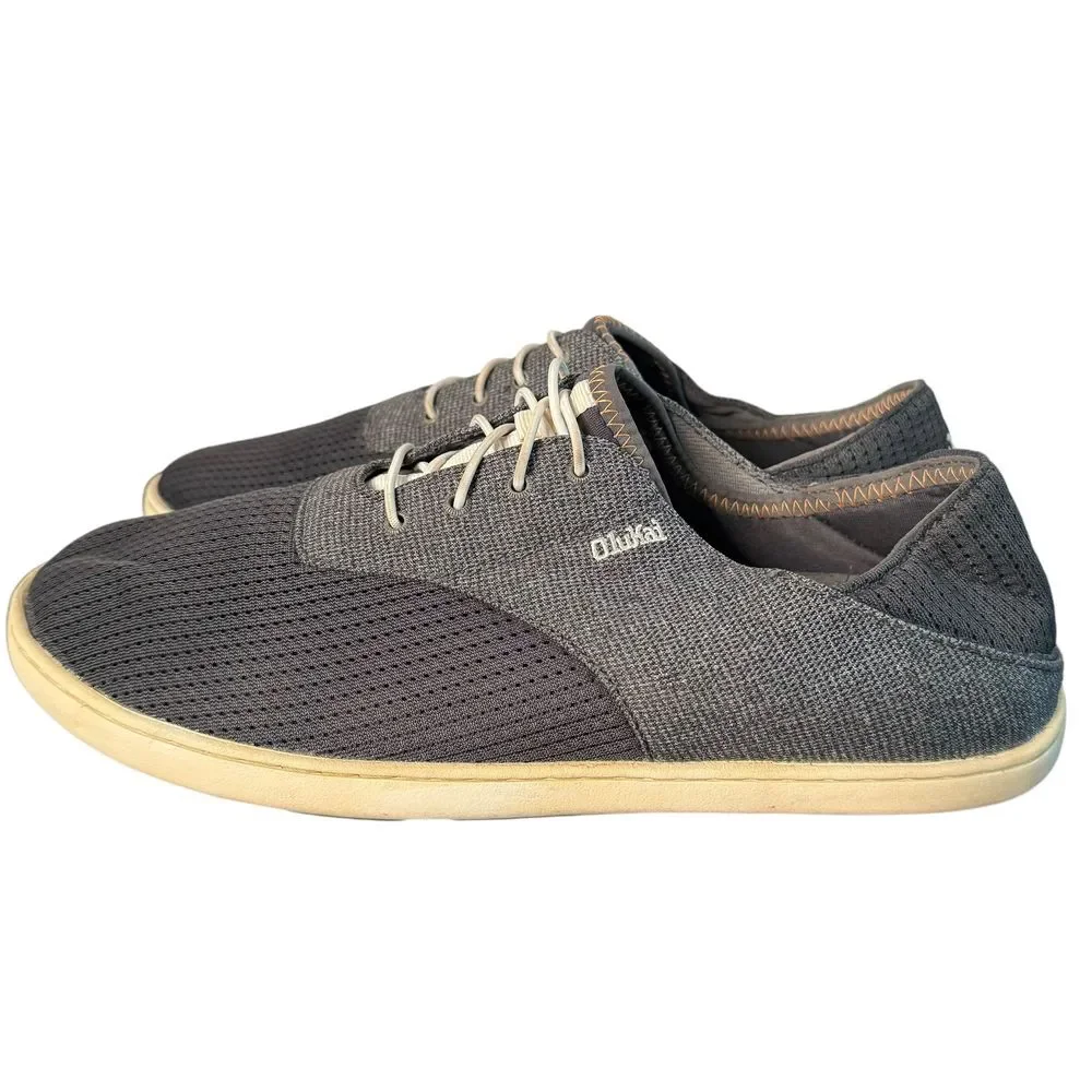 Olukai Nohea Moku Mens No Tie Boat Shoes Size 9 Quick Drying Slip On Beach‎